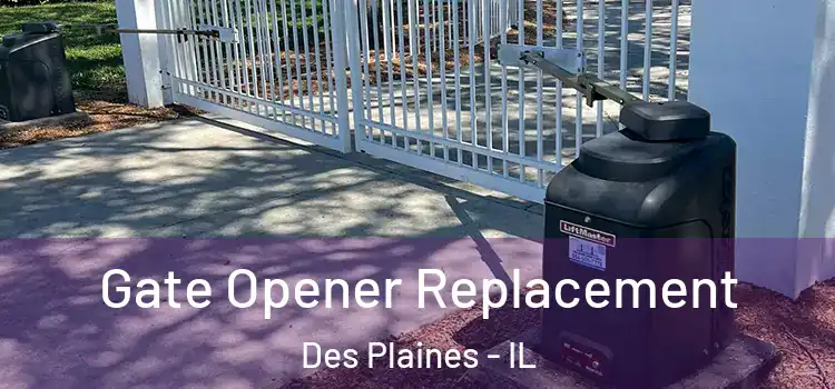 Gate Opener Replacement Des Plaines - IL